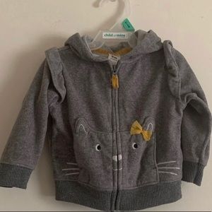 carter's Grey Cat Jacket
